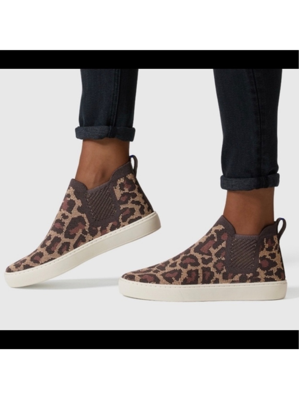 Rothy's Chelsea Knit Wildcat High Top Sneakers (Size W11)